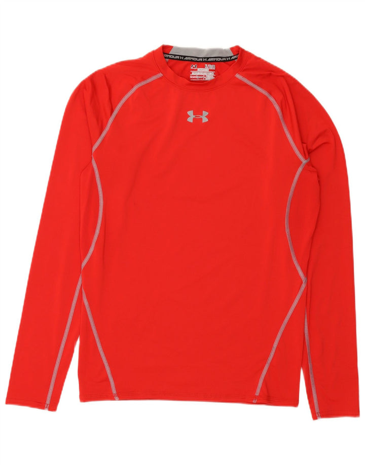 Under Armour Mens Heat Gear Graphic Top manica lunga XL rosso poliestere