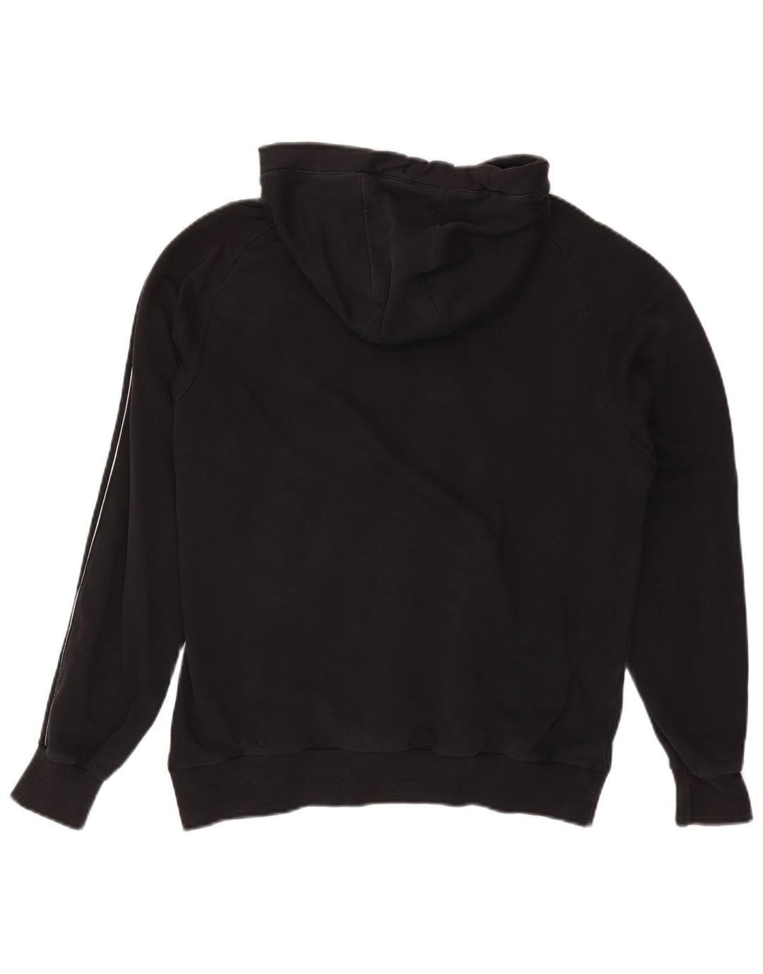 Maglione con cappuccio grafico da uomo CHAMPION grande in cotone nero