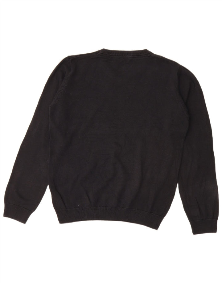 Maglione Marks & Spencer per ragazzi con scollo a V 12-13 anni in cotone nero