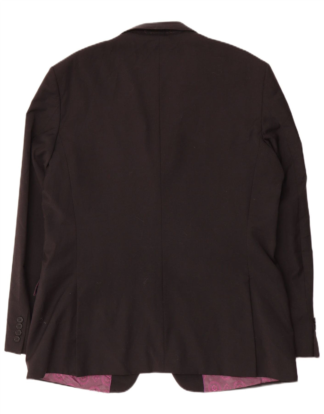 Ted Baker Giacca da uomo lunga a 2 bottoni vestibilità regolare UK 44 2XL Lana nera