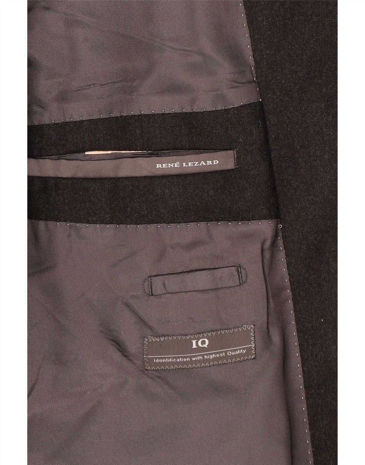 Giacca blazer da uomo a 3 bottoni Rene Lezard UK 38 Grigio medio