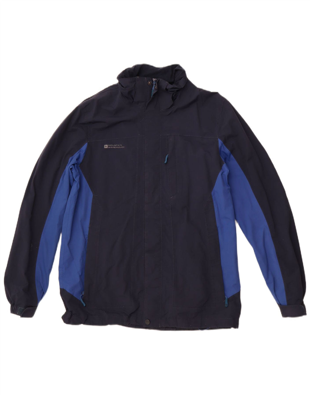 MOUNTAIN WAREHOUSE Giacca antipioggia da uomo UK 36 Small Blu Navy Colourblock