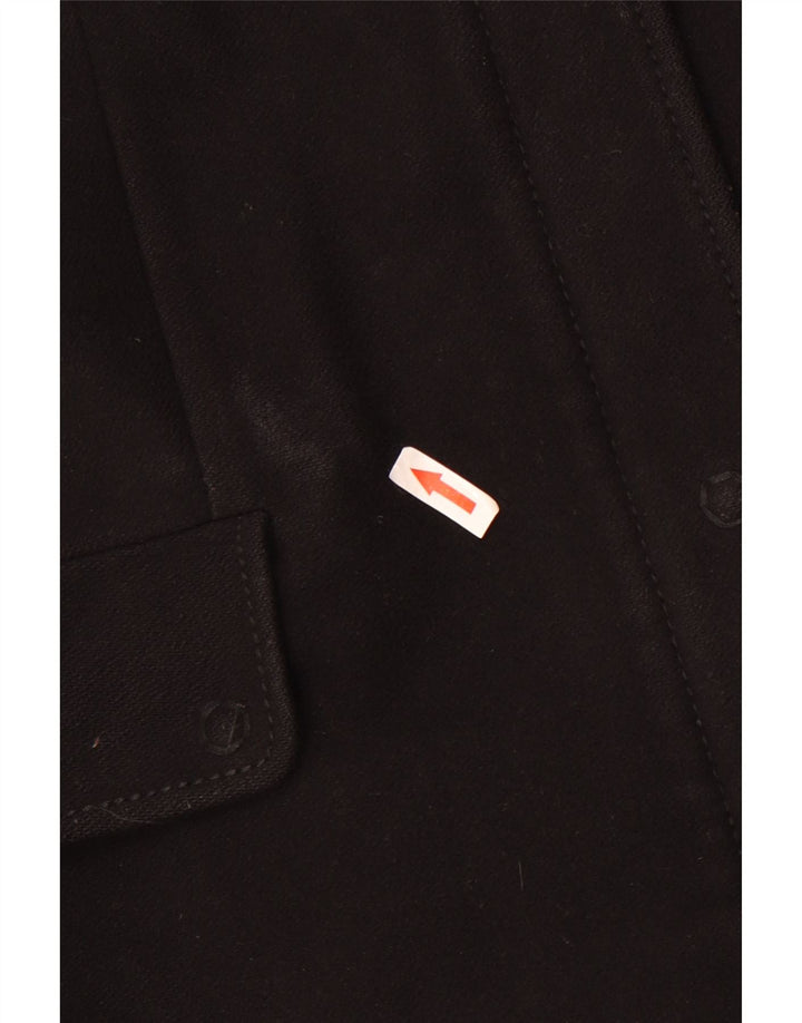 Cappotto Donna Benetton IT 46 Large Nero Lana