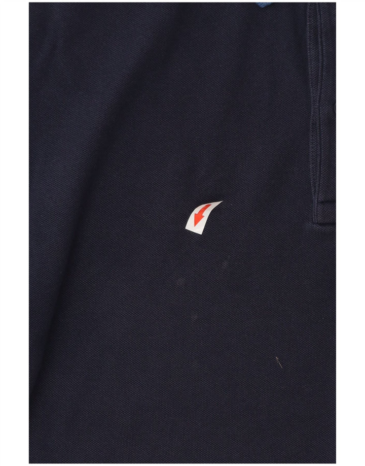 Polo LACOSTE da uomo slim fit taglia 5 grande in cotone blu navy