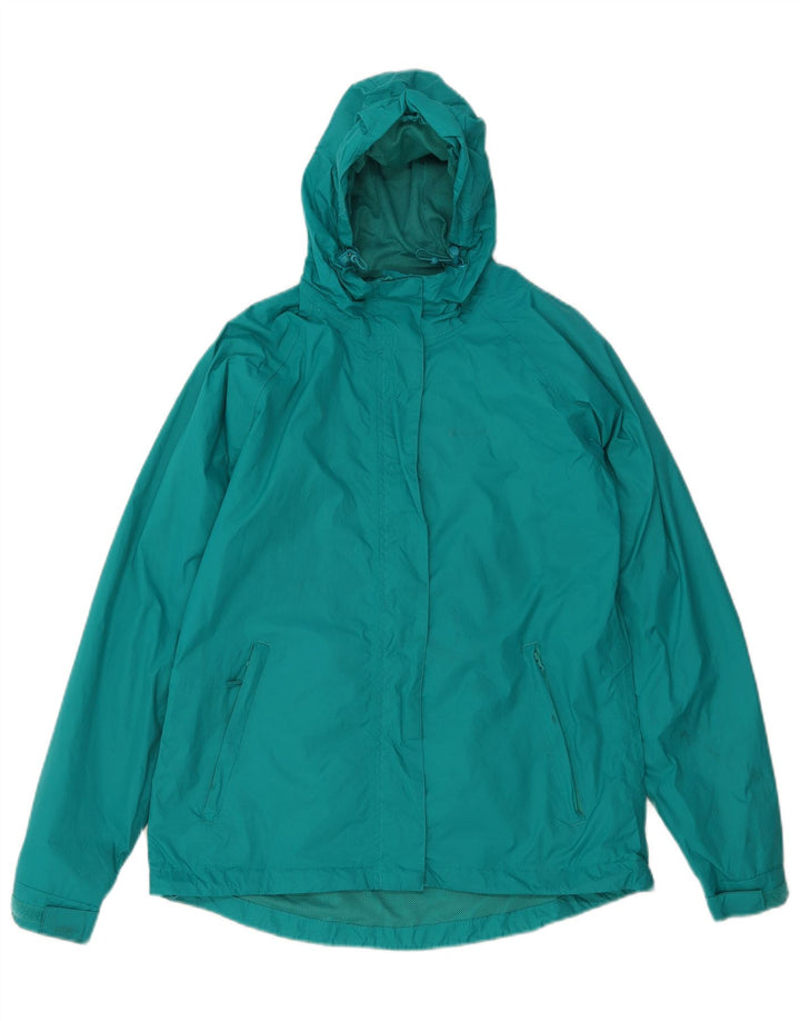 MOUNTAIN WAREHOUSE Giacca antipioggia da donna con cappuccio UK 10 Small Turchese