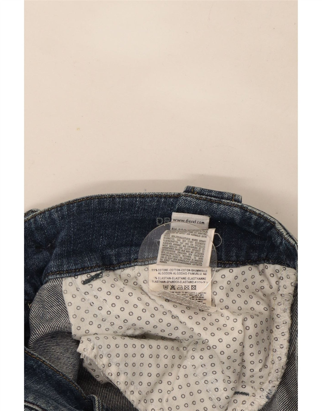 Jeans slim da donna Diesel W29 L34 cotone blu