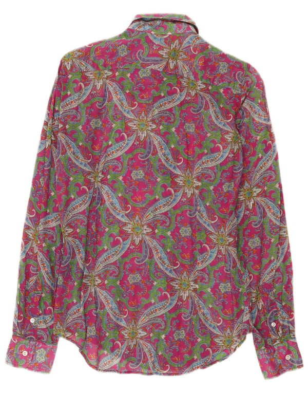 Camicia slim fit da donna Ralph Lauren US 6 cotone Paisley medio multicolore