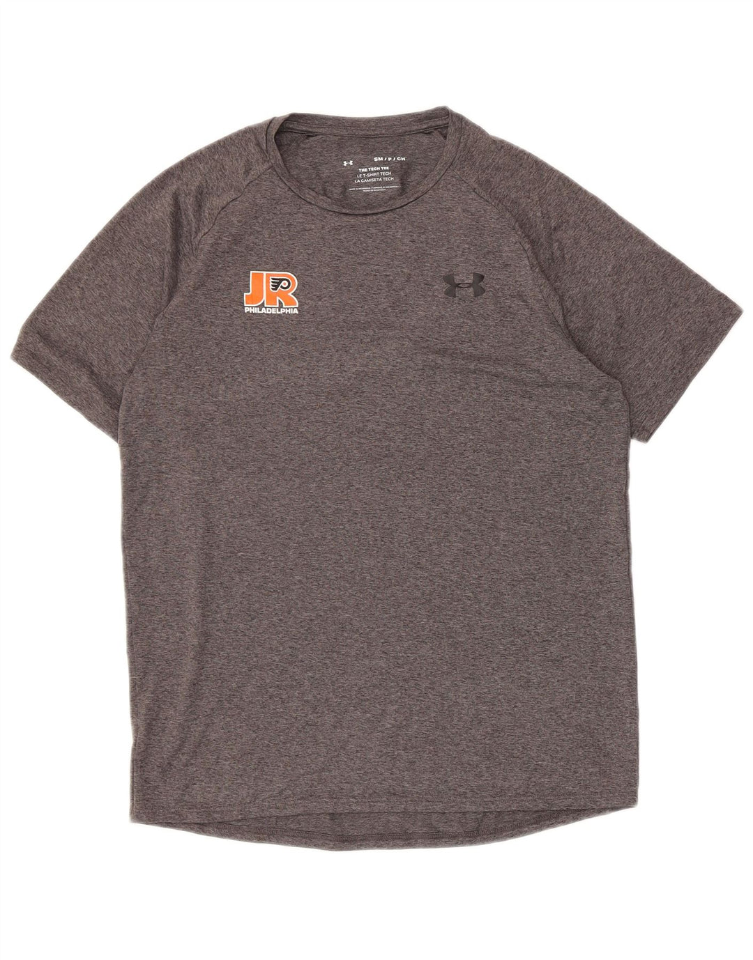 T-shirt da uomo UNDER ARMOUR Philadelphia piccola grigia chiazzata