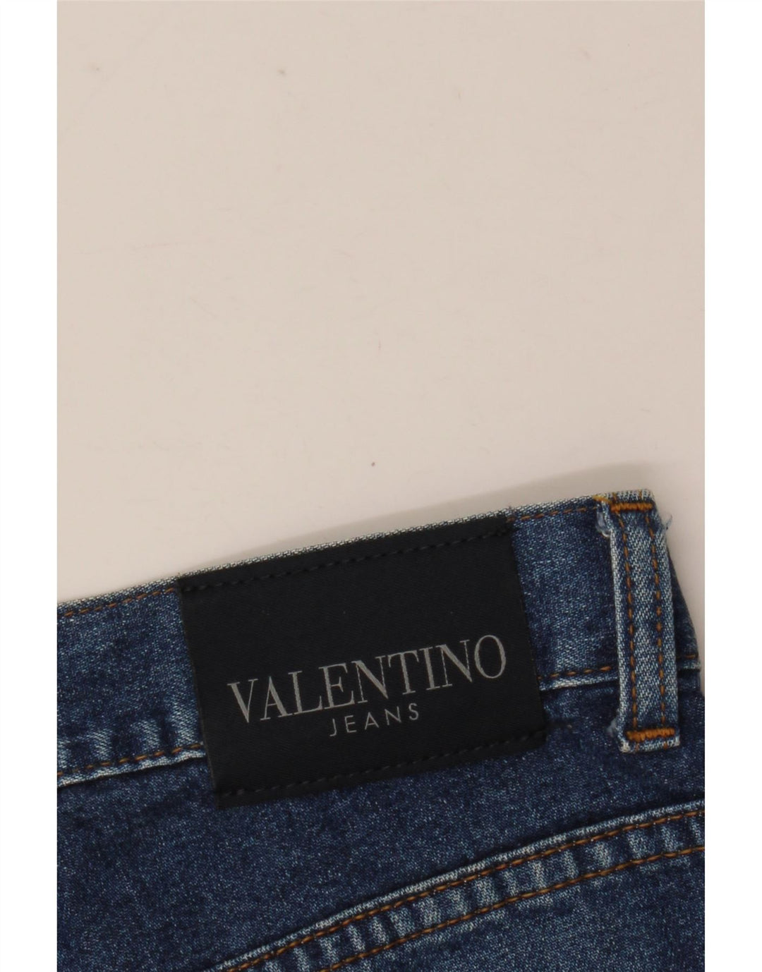 Jeans dritti da uomo Valentino W32 L28 Blu