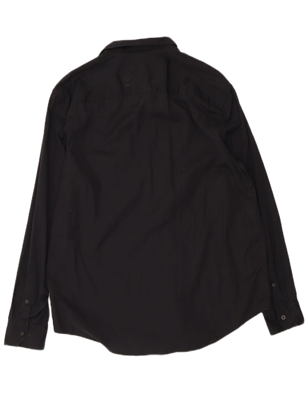 CALVIN KLEIN Camicia Uomo Cotone Media Nera