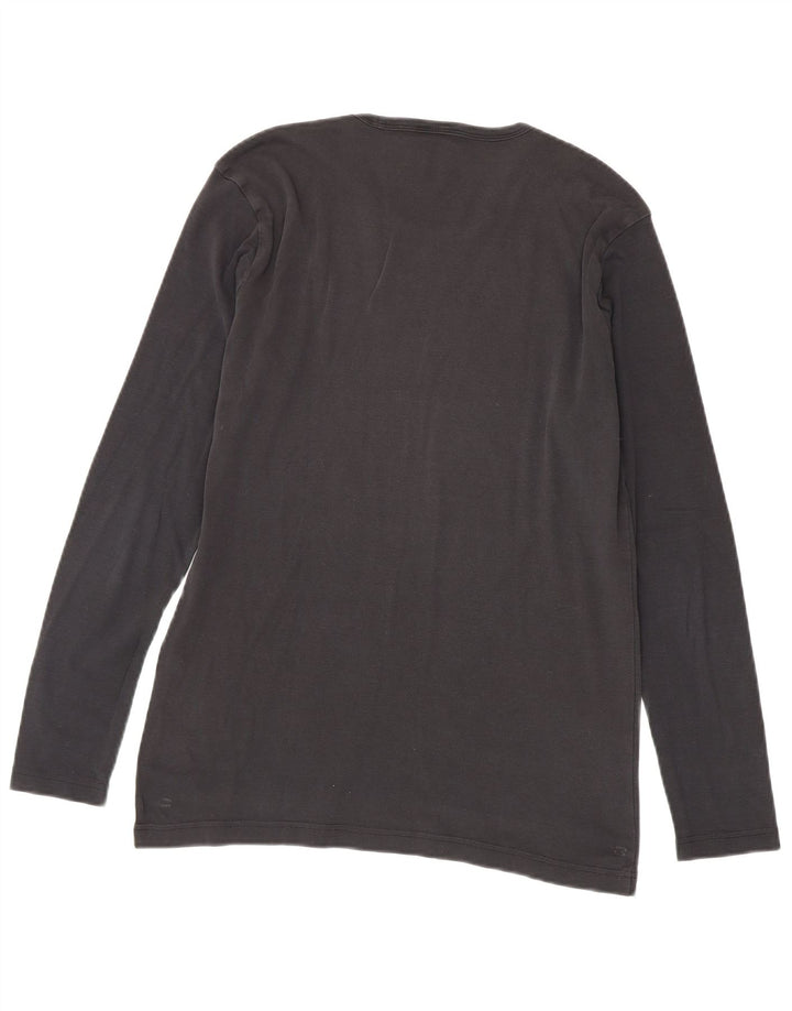 Top da uomo G-Star a maniche lunghe piccolo in cotone grigio
