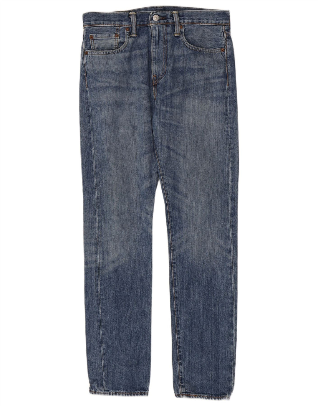 LEVI'S Jeans 522 slim affusolati da uomo W29 L32 in cotone blu