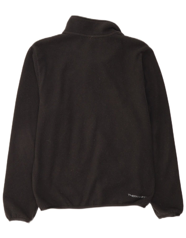 Felpa Nike Therma-Fit Fleece Zip Neck da uomo UK 6 XS Nera