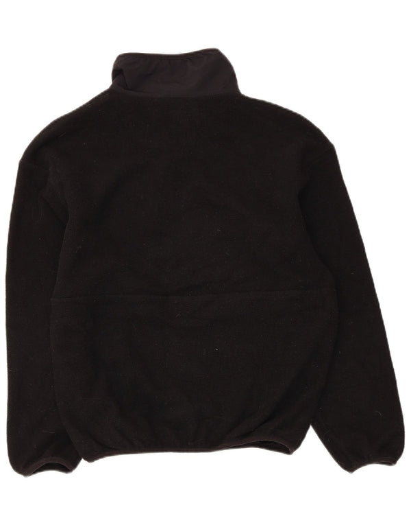 Maglione in pile da uomo con zip e collo Patagonia XS poliestere nero