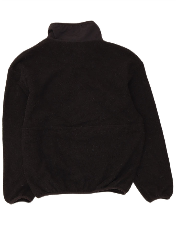Maglione in pile da uomo con zip e collo Patagonia XS poliestere nero