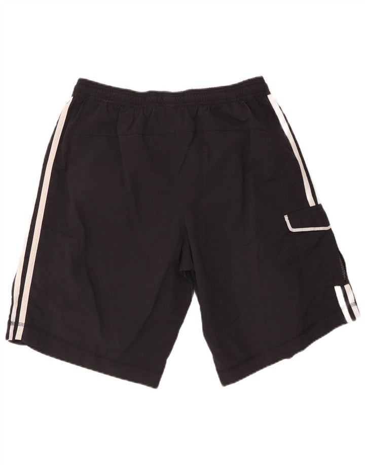 Pantaloncini sportivi Adidas da uomo cargo medi neri