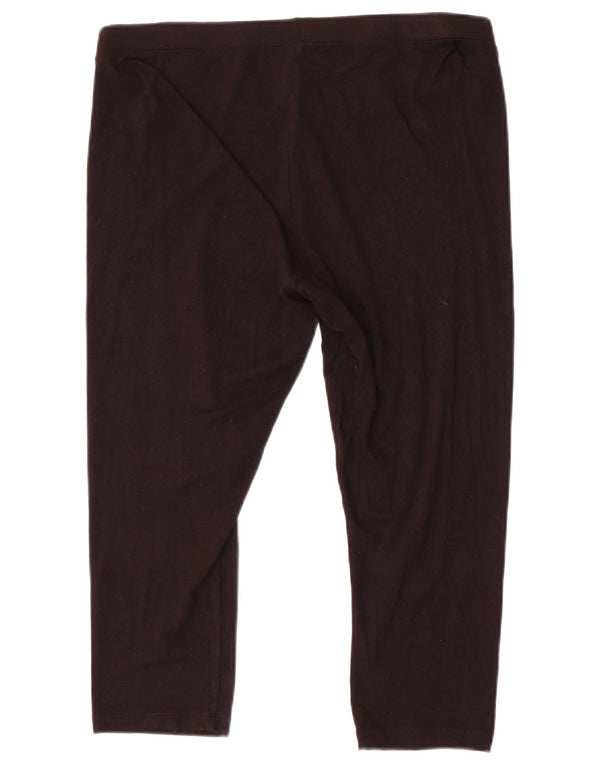 Leggings Capri da donna Marks & Spencer UK 10 Small viscosa nera