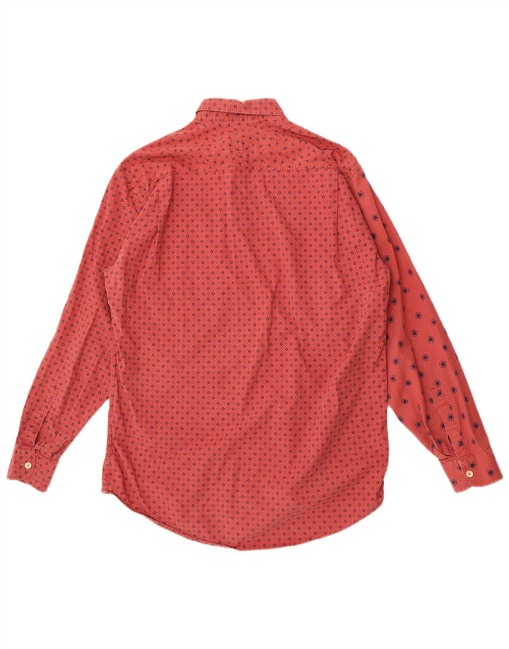 Camicia Levi's Uomo in cotone maculato rosso medio