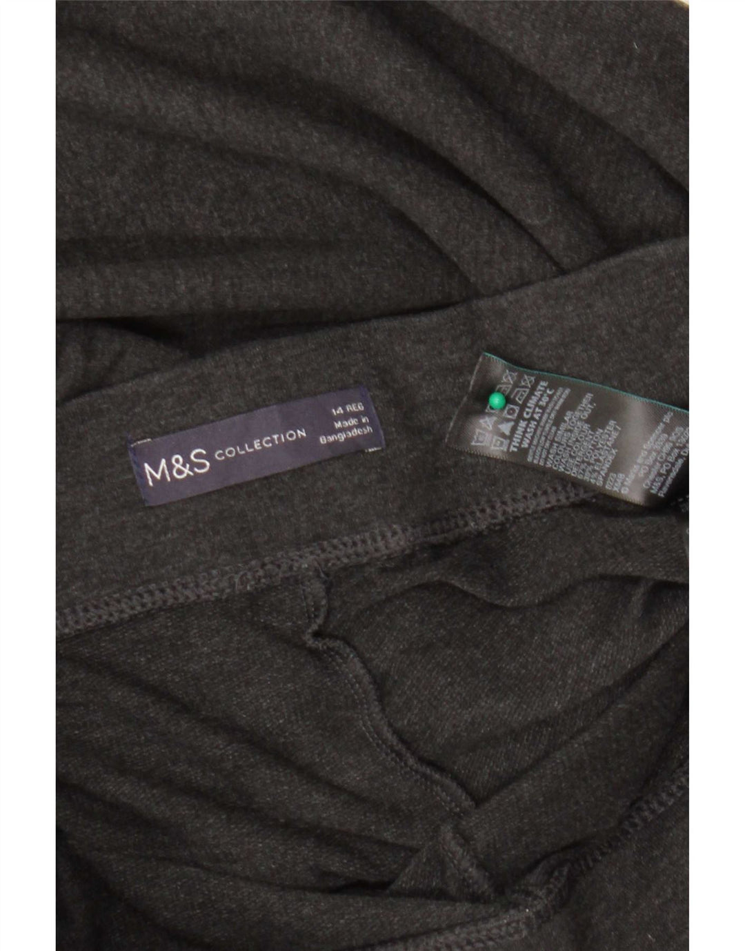 Leggings da donna Marks & Spencer UK 14 grande cotone grigio