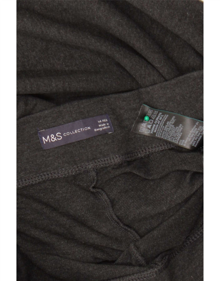 Leggings da donna Marks & Spencer UK 14 grande cotone grigio