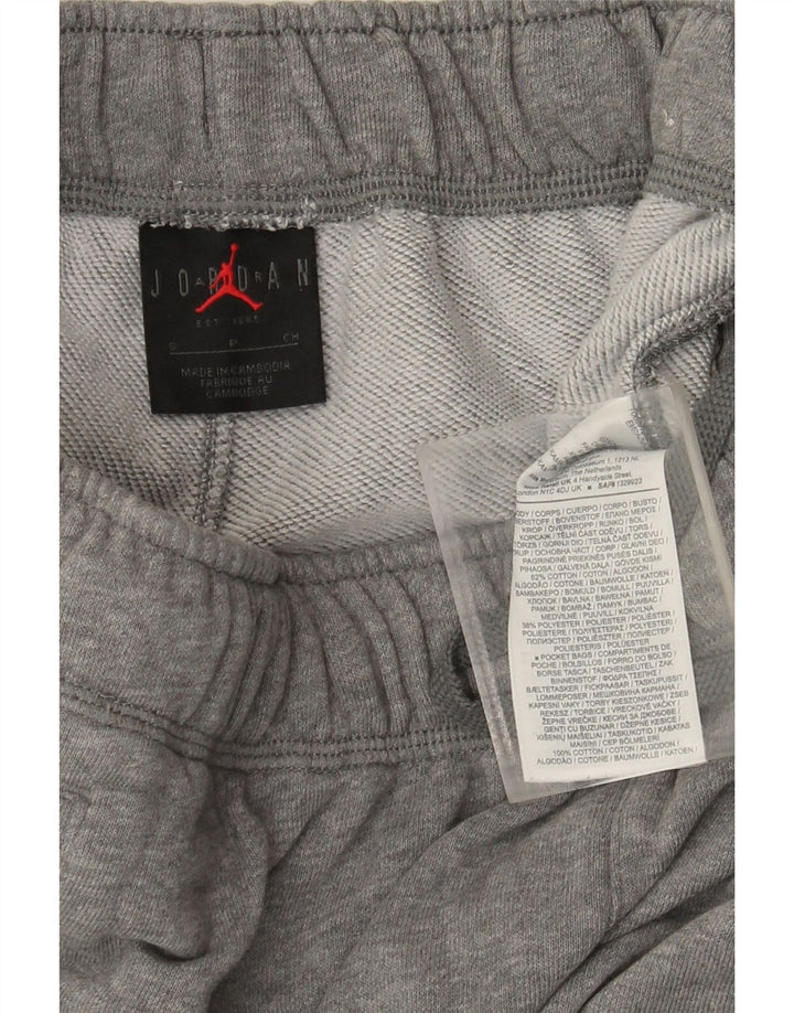 Pantaloni della tuta da uomo Jordan Joggers piccoli in cotone grigio