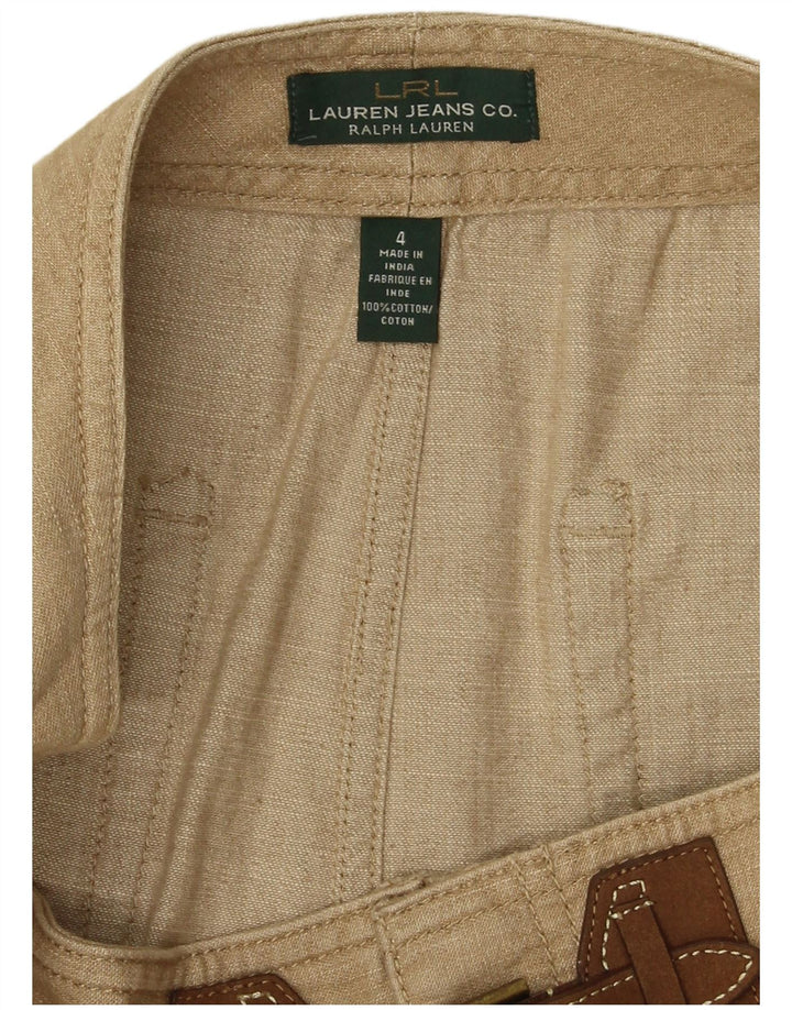 Gonna tubino da donna RALPH LAUREN US 4 Small W30 Cotone Beige