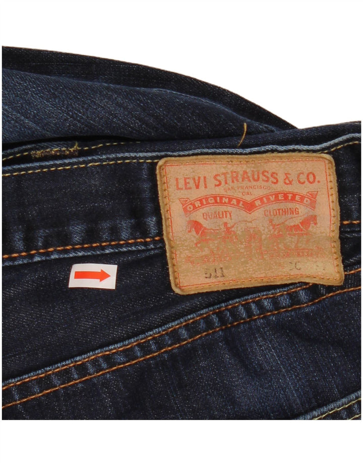 LEVI'S Jeans da uomo 511 slim W32 L30 cotone blu navy