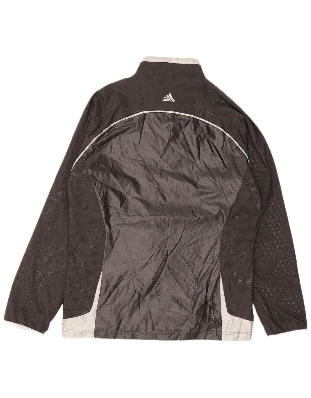 Giacca antipioggia da uomo Adidas UK 42 XL Poliestere color block nero