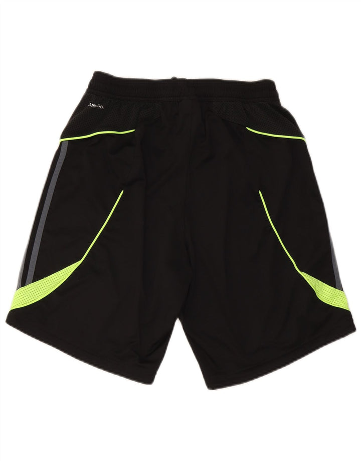 Pantaloncini sportivi Adidas Climacool da uomo grandi in poliestere color block nero