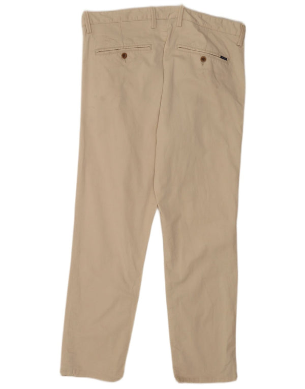 Pantaloni chino dritti da uomo Gant W35 L29 in cotone beige