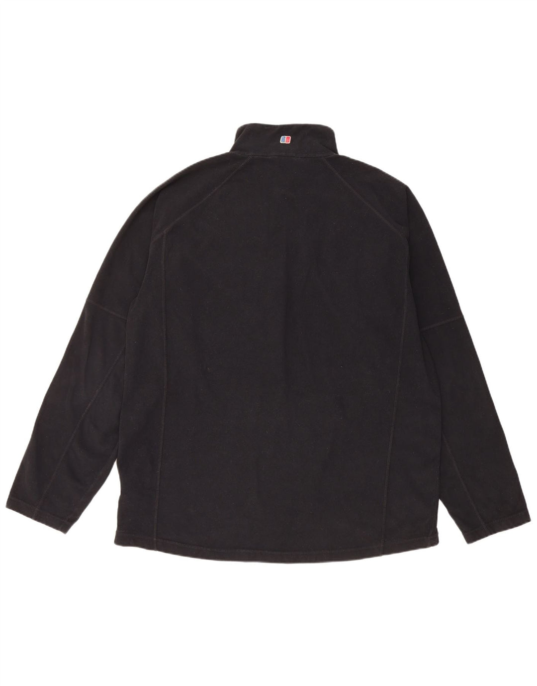 Maglione in pile da uomo Berghaus con zip e collo 2XL poliestere nero