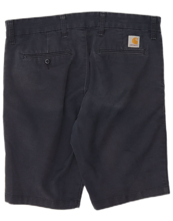 Pantaloncini chino da uomo Carhartt W33 cotone blu navy medio