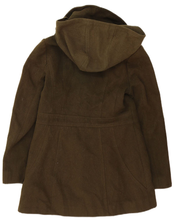 Cappotto doppiopetto con cappuccio da donna Nautica UK 12 medio kaki classico