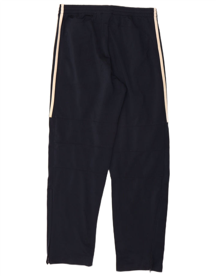 Pantaloni da tuta da uomo Adidas medi in poliestere blu navy