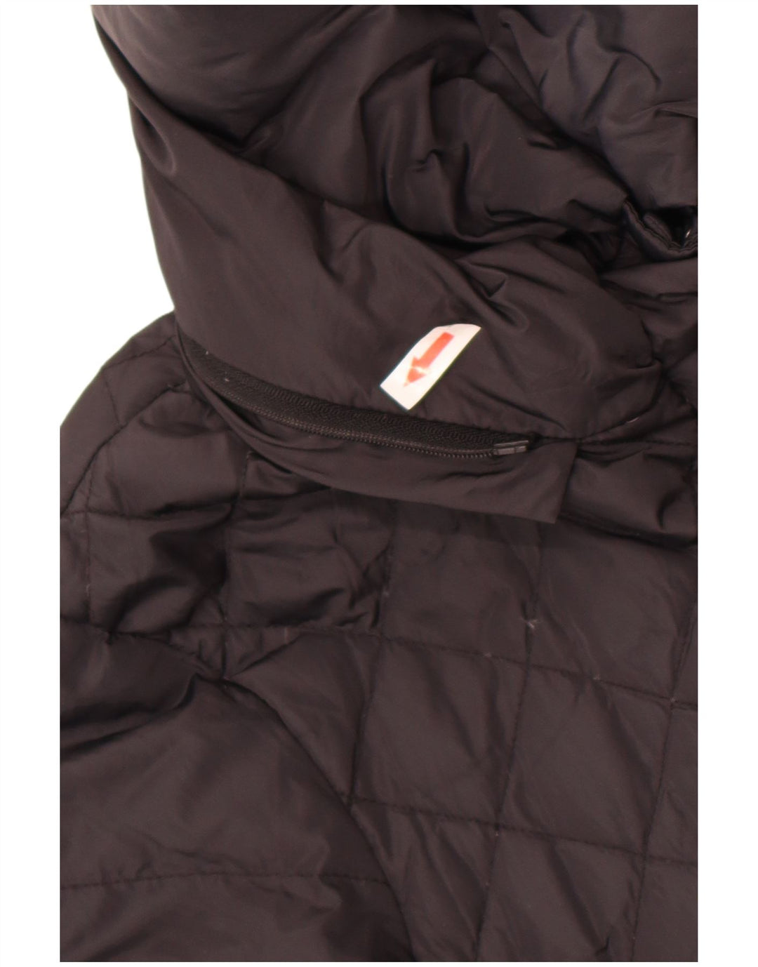 Cappotto imbottito sportivo da donna Marella UK 14 grande nero in poliammide