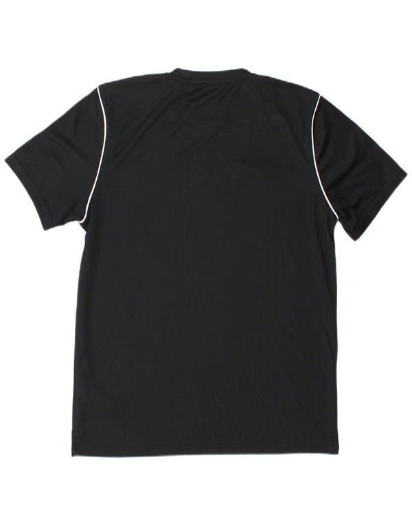 T-shirt Nike Dri Fit Slim Fit da uomo, grande, in poliestere nero