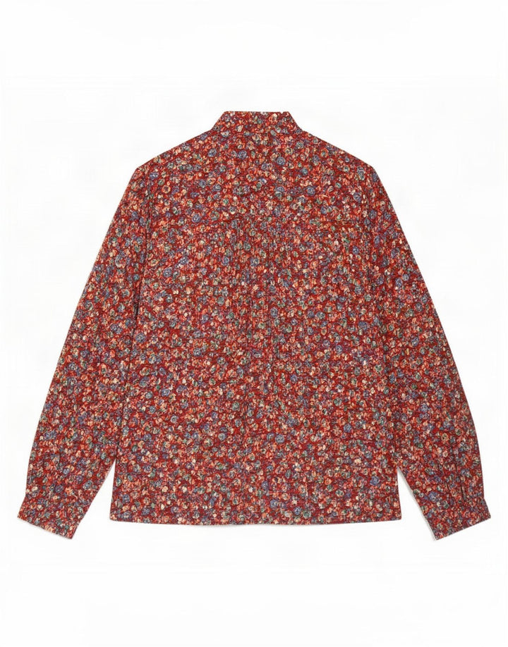 Camicia pullover da donna Anthropologie UK 12 Viscosa floreale rossa media