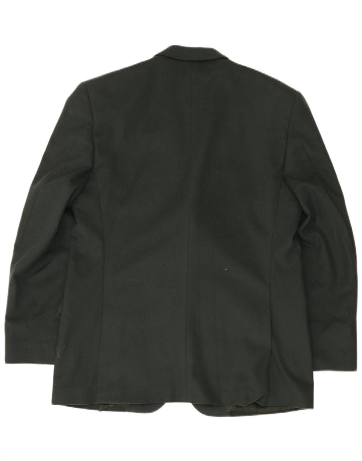 Giacca blazer da uomo a 3 bottoni Pierre Cardin IT 50 grande lana kaki
