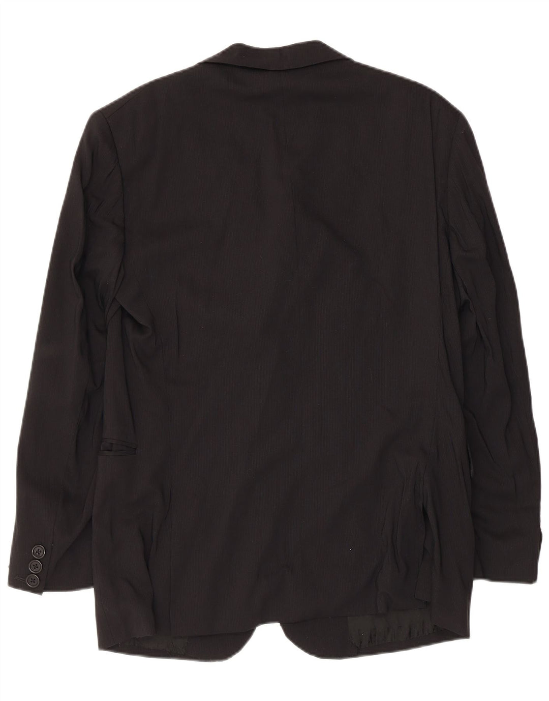 BIKKEMBERGS Giacca Blazer a 2 Bottoni da Uomo IT 50 Large Nera in Viscosa