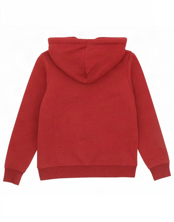 Felpa con cappuccio da donna Superdry UK 12 cotone bordeaux medio