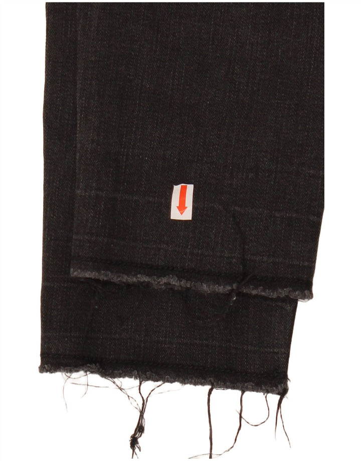 Jeans skinny da donna ZARA EU 38 Small W28 L26 cotone nero