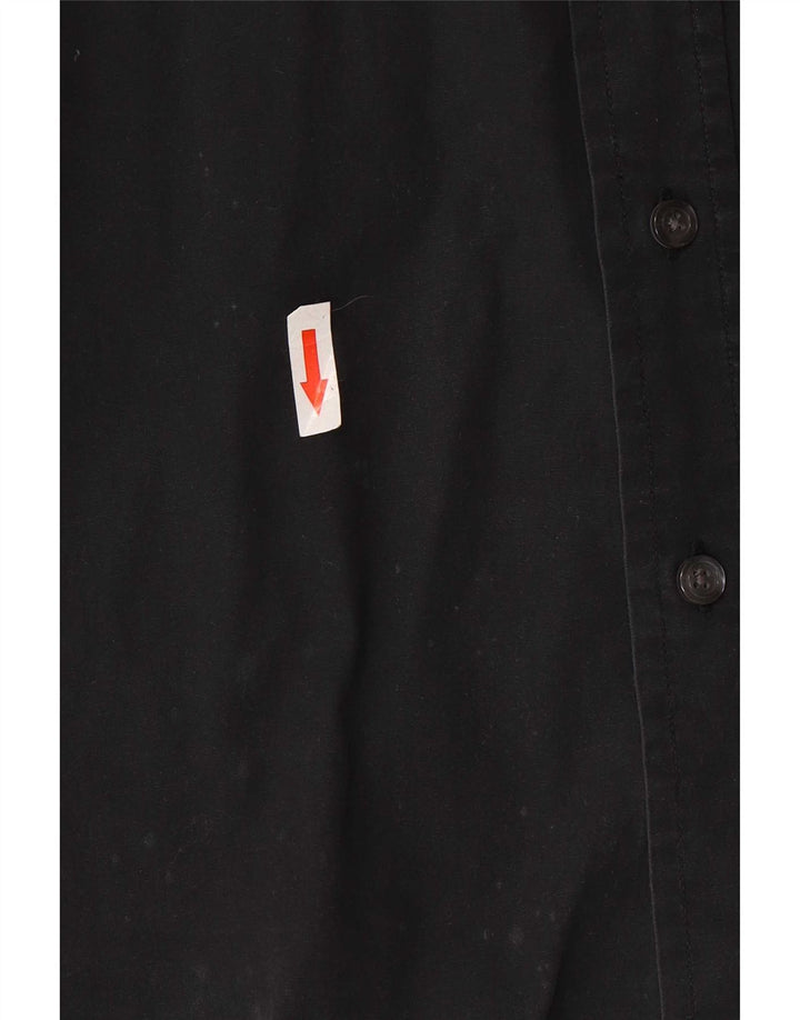 Camicia Benetton Uomo Media Nera