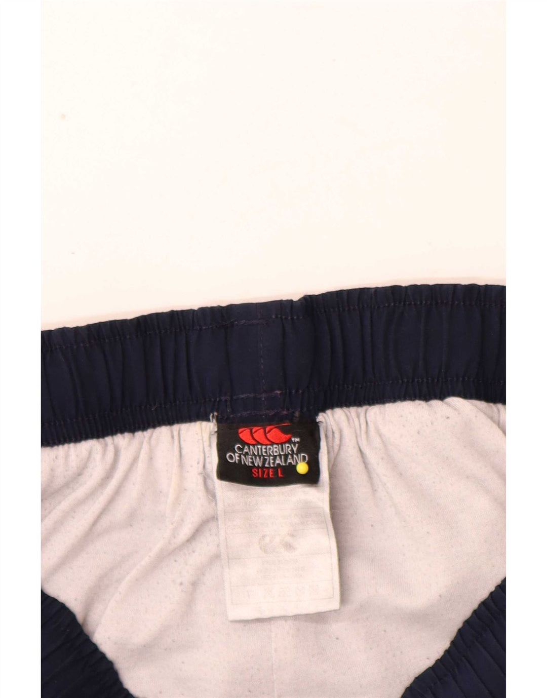 Pantaloni da uomo con grafica grafica Canterbury, grandi in poliestere blu navy
