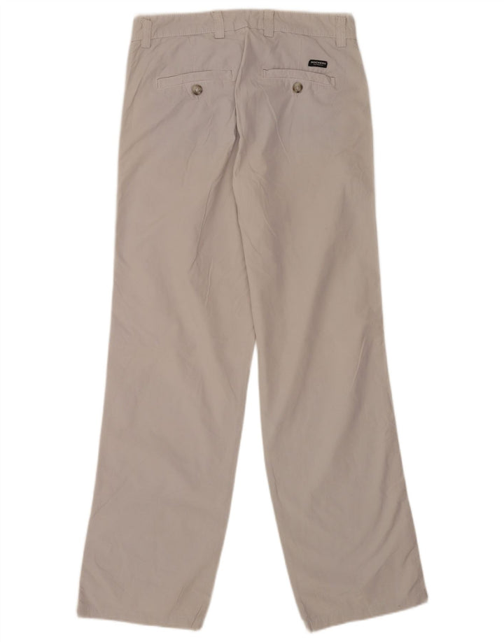 Pantaloni chino da uomo vestibilità regolare Dockers W31 L32 in cotone grigio