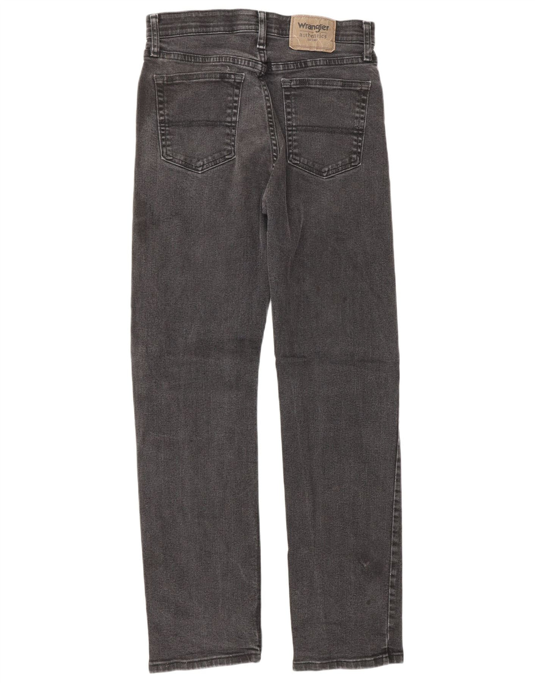 Jeans dritti da uomo Wrangler W28 L30 cotone grigio