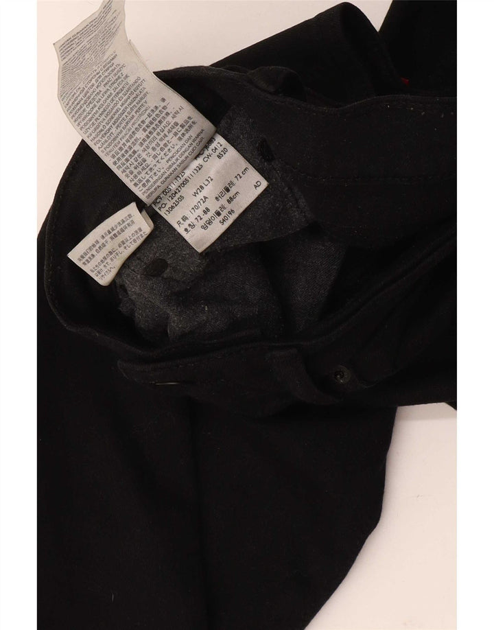 Jeans Levi's Uomo 511 Slim W28 L32 Cotone Nero