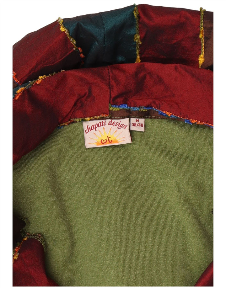 Maglione con cappuccio e zip da donna Chapati Design Berlin EU 38/40 Verde medio