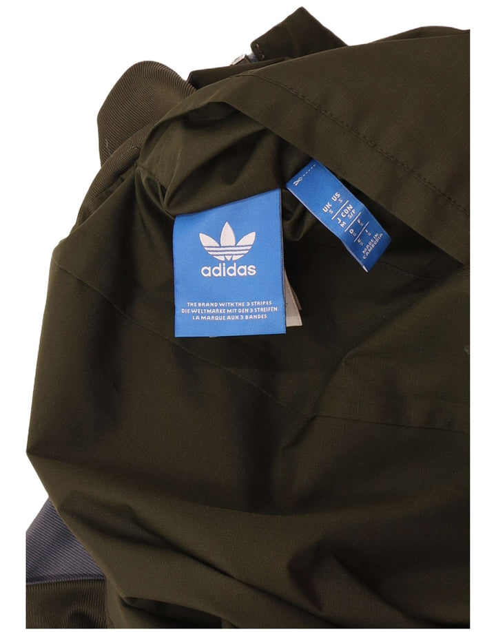 Giacca bomber reversibile da uomo con cappuccio Adidas UK 36 Small Khaki Poliestere