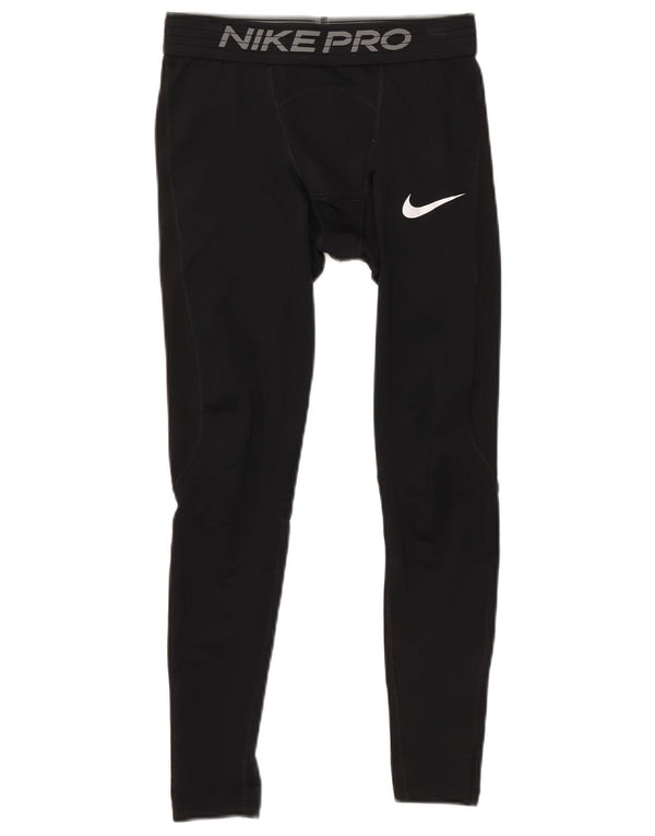 Leggings grafici Nike Dri Fit da uomo piccoli neri