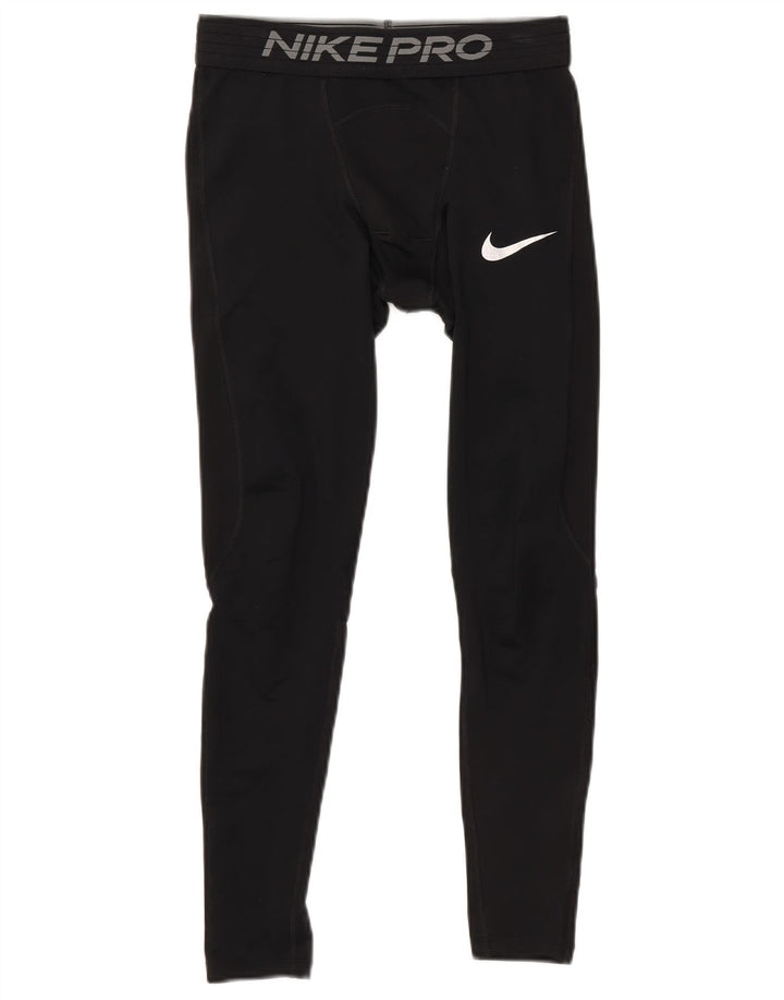 Leggings grafici Nike Dri Fit da uomo piccoli neri